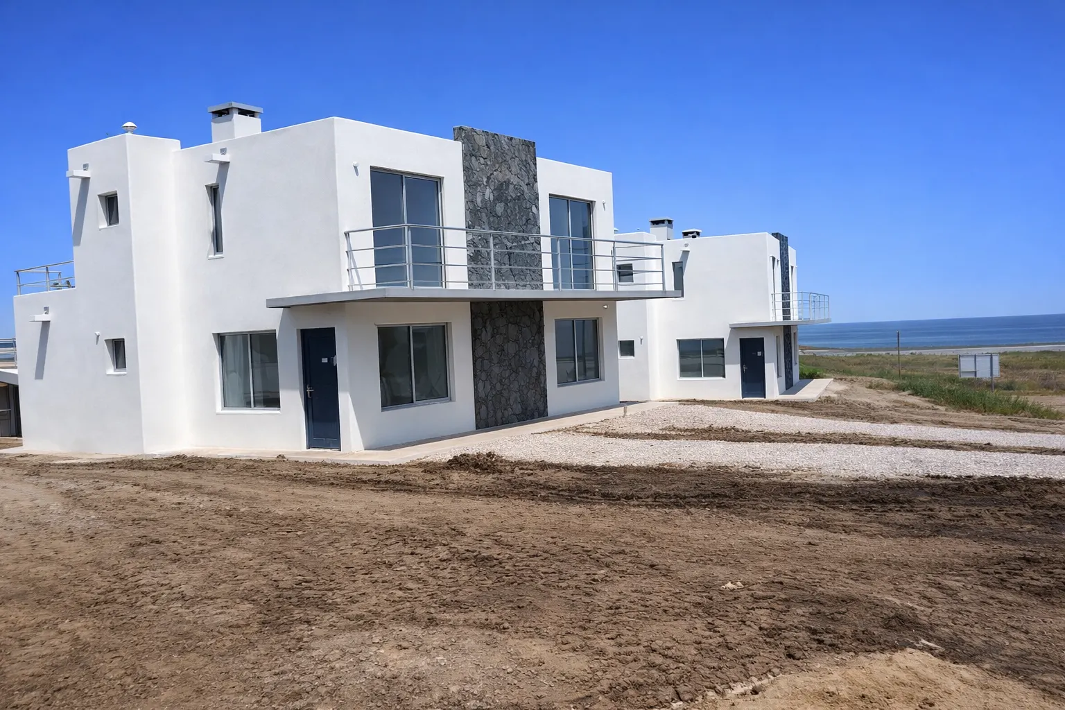 Obra construida en la costa este de Maldonado